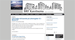 Desktop Screenshot of karolinerna.se
